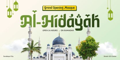 Holizan Ramadan Font Poster 2