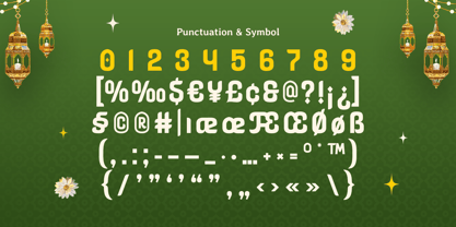 Holizan Ramadan Font Poster 11