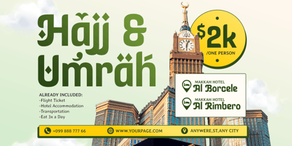 Holizan Ramadan Font Poster 3