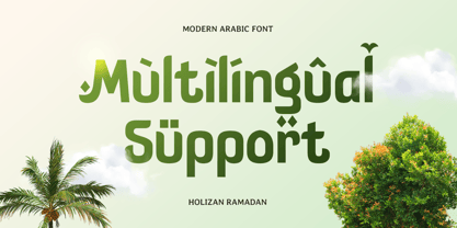 Holizan Ramadan Font Poster 12