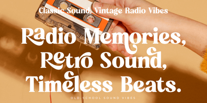 Aroma Baked Font Poster 3