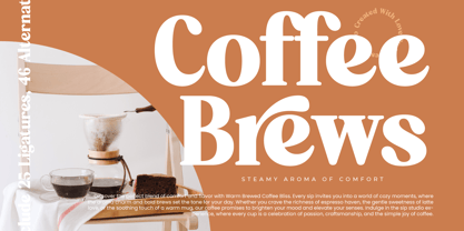 Aroma Baked Font Poster 10