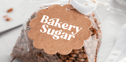 Aroma Baked Font Poster 8