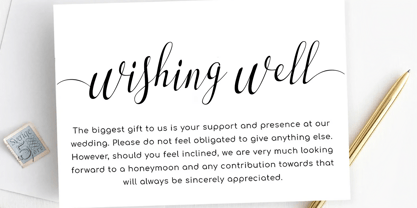 Angelica Script Font Poster 4