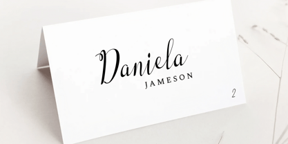 Angelica Script Font Poster 5