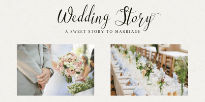 Angelica Script Font Poster 3