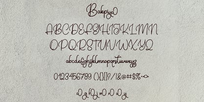 Bakpiya Font Poster 5