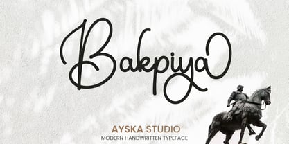 Bakpiya Font Poster 1