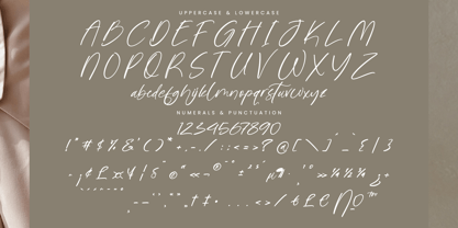 Goldbrush Delights Font Poster 13