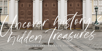 Goldbrush Delights Font Poster 6