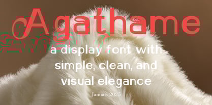 Agathame Font Poster 8