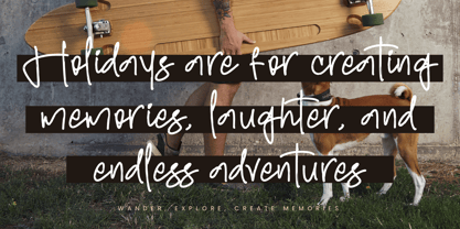 Holleday Font Poster 8