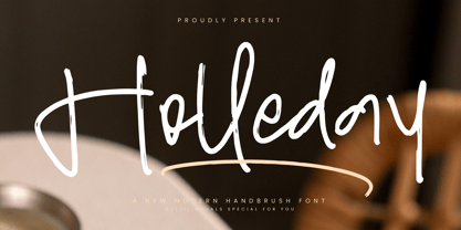 Holleday Font Poster 1