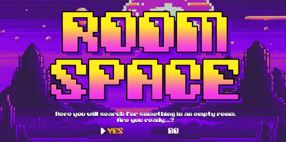 Square Byte Font Poster 2