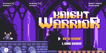 Square Byte Font Poster 5