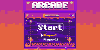 Square Byte Font Poster 7