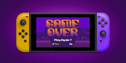 Square Byte Font Poster 8