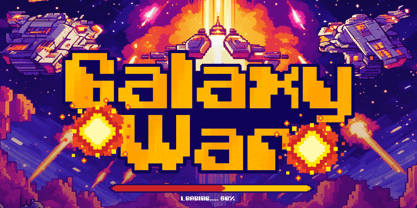 Square Byte Font Poster 4