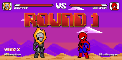 Square Byte Font Poster 9