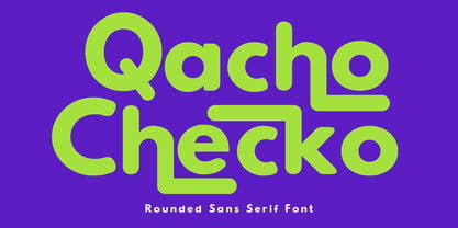 MC Qacho Checko Font Poster 1