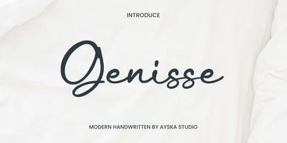 Genisse Font Poster 2