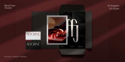 BT Suave Font Poster 9