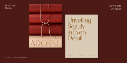 BT Suave Font Poster 5