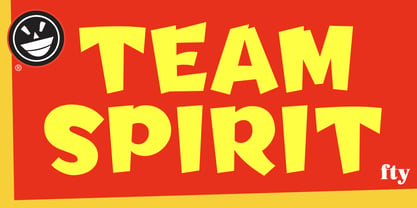 SCRIPT1 Team Toon Font Poster 4