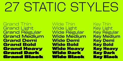 Cy Grotesk Std Font Poster 5