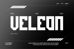 Veleon Font Poster 1