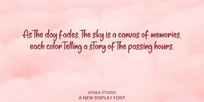 Glustery Font Poster 2