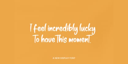 Glustery Font Poster 3