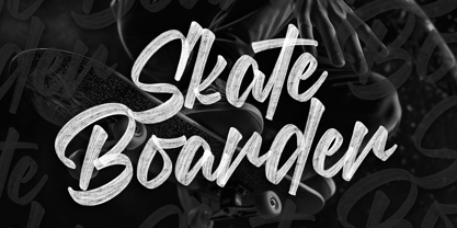 Brighter Brush Font Poster 3