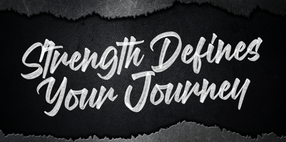 Brighter Brush Font Poster 10