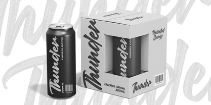 Brighter Brush Font Poster 6