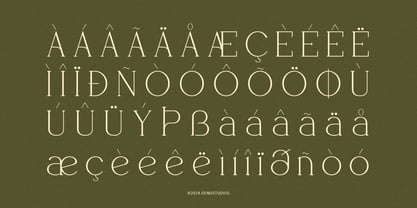 Frieren La Belle Font Poster 12