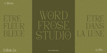 Frieren La Belle Font Poster 5