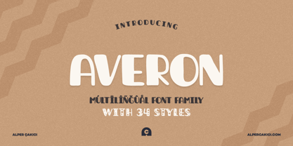 Averon Font Poster 1