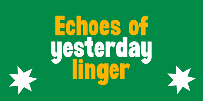 Ginear Font Poster 3