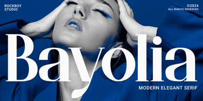 Bayolia Font Poster 1