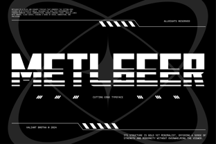 MetlGeer Font Poster 1