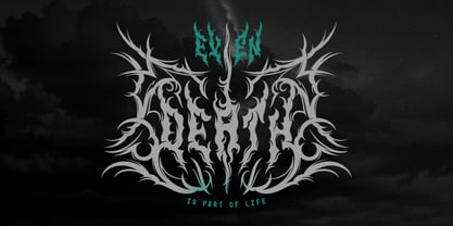 Darkwound Font Poster 3