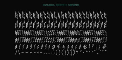 Darkwound Font Poster 8