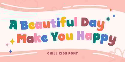 Chill Kids SS Font Poster 6