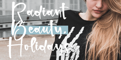 Blissful Christmas Font Poster 12