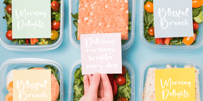 Blissful Christmas Font Poster 2