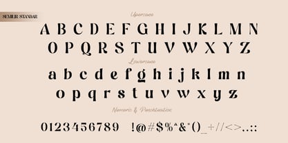 Semilir Font Poster 7