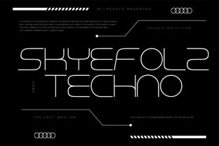 SkyeFolz Font Poster 1