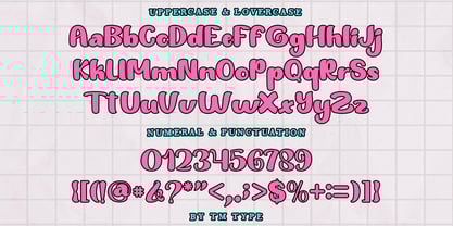 Baby Blue Font Poster 5