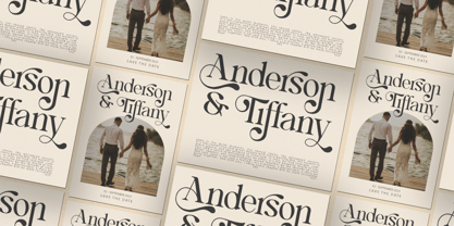 Blue Mirage Font Poster 3